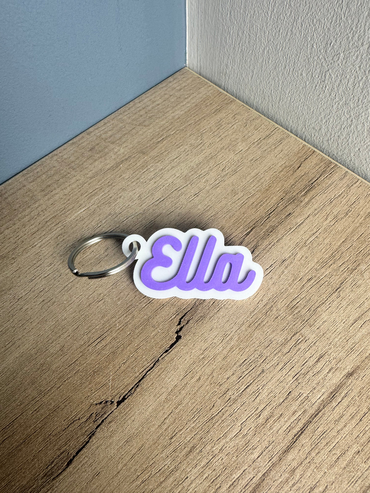 Personalised 3D Name Keyring – Custom Name Keychain