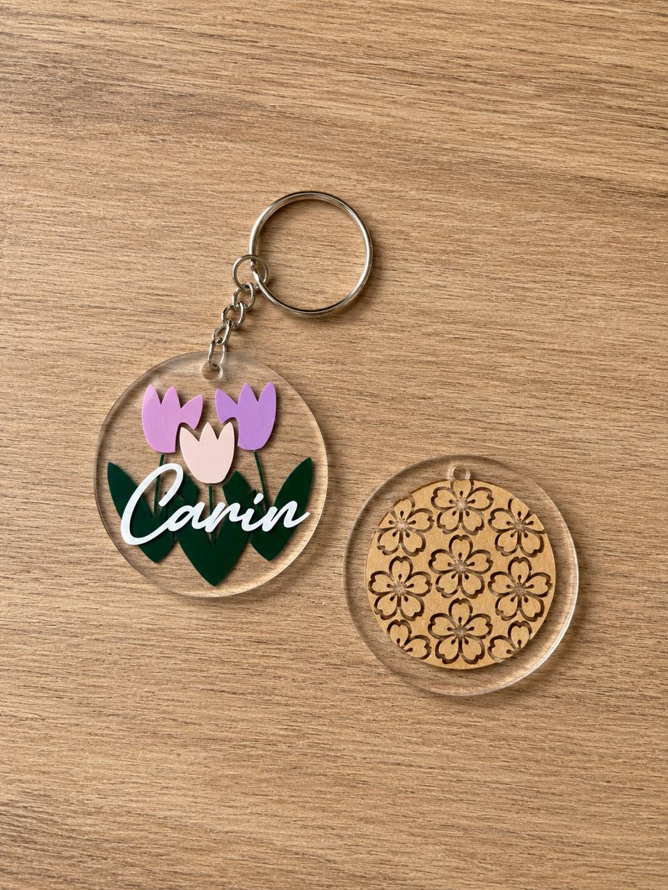 Floral Keychain