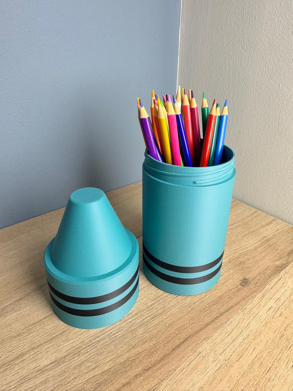 3D Printed Crayon Pencil Holder