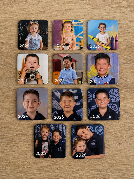 Personalised School Year Magnets