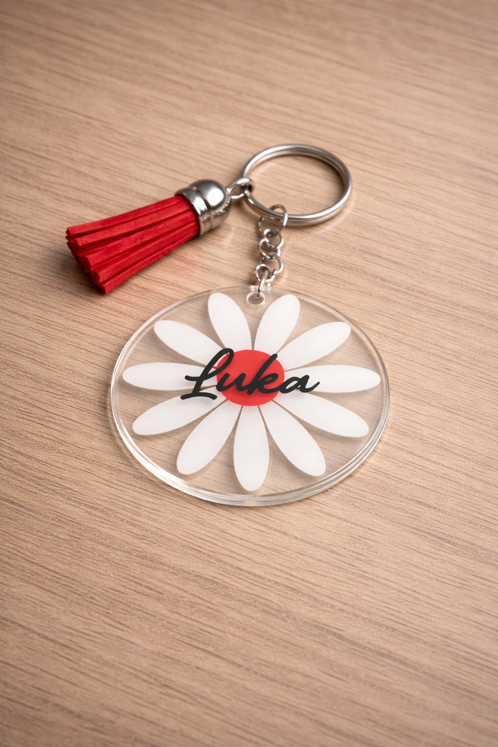 Daisy Keychain/Bag tag
