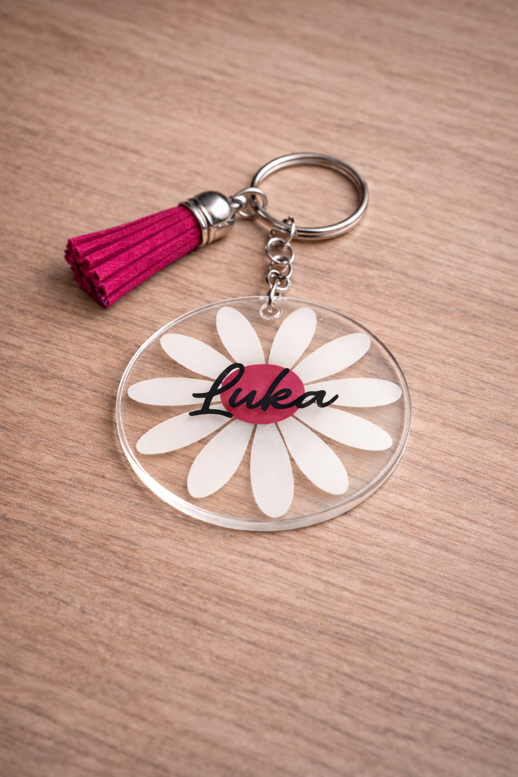 Daisy Keychain/Bag tag