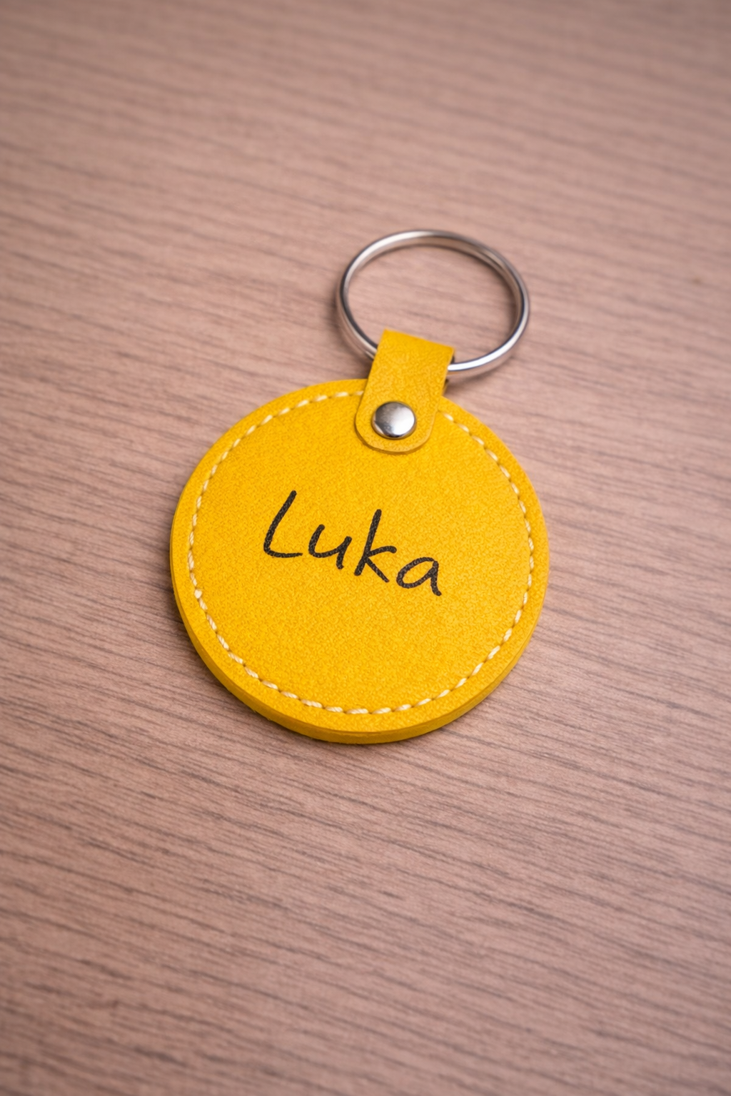 Synthetic Leather Keyring