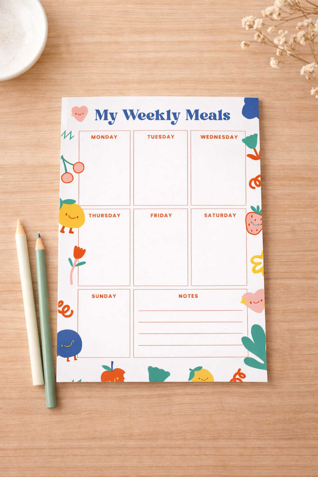 Weekly Meal Planner & Shopping List
