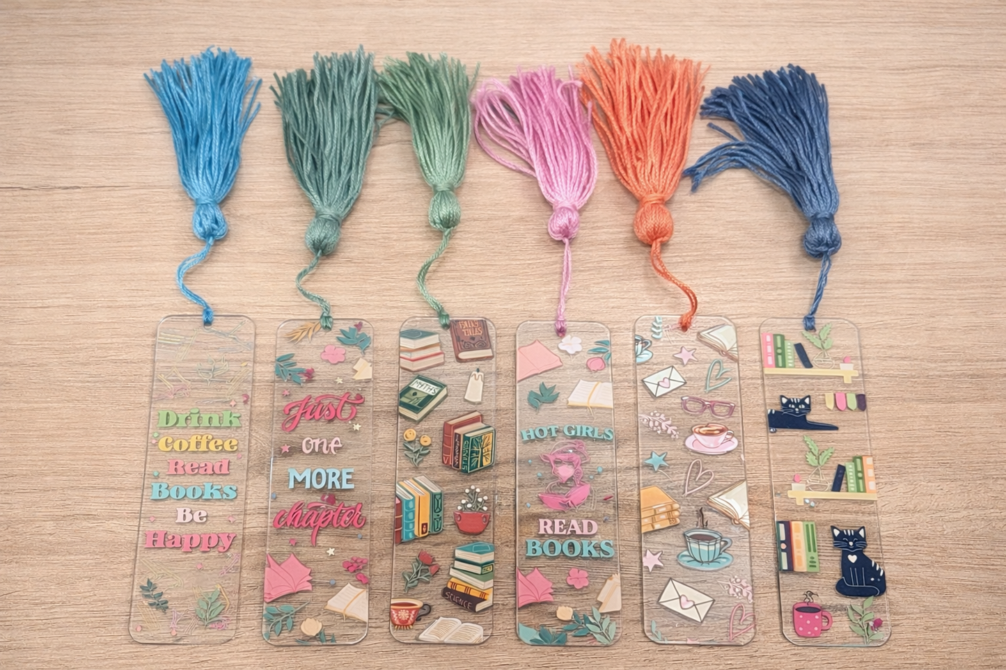 Book lover Acrylic Bookmark
