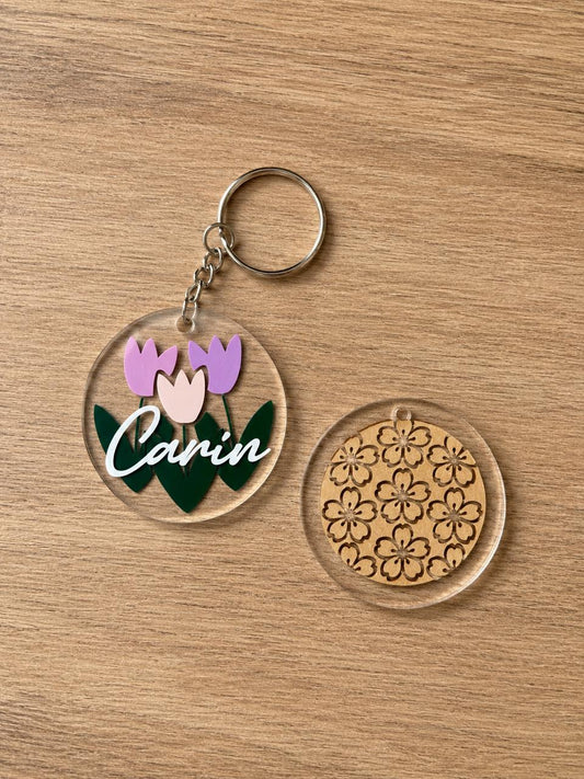 Floral Keychain