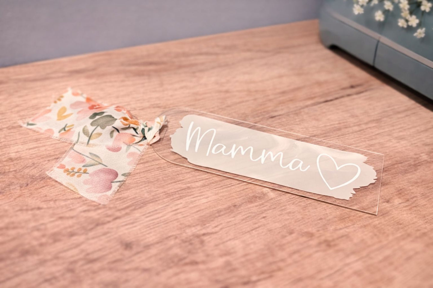 Ribbon Acrylic Bookmark